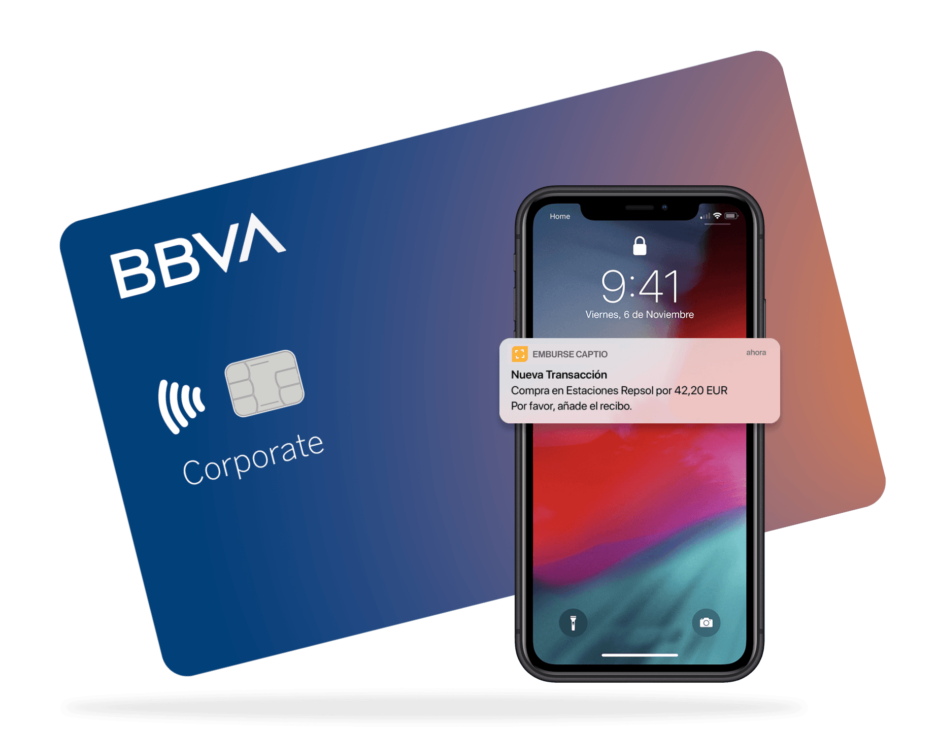 BBVA corporate card and Emburse Captio