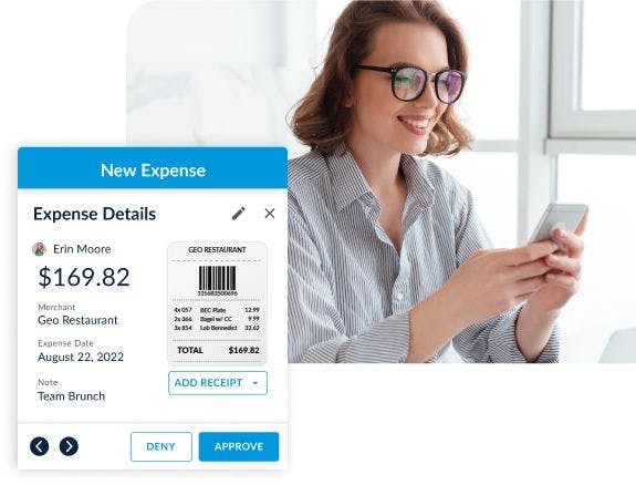 Emburse Spend expense report app