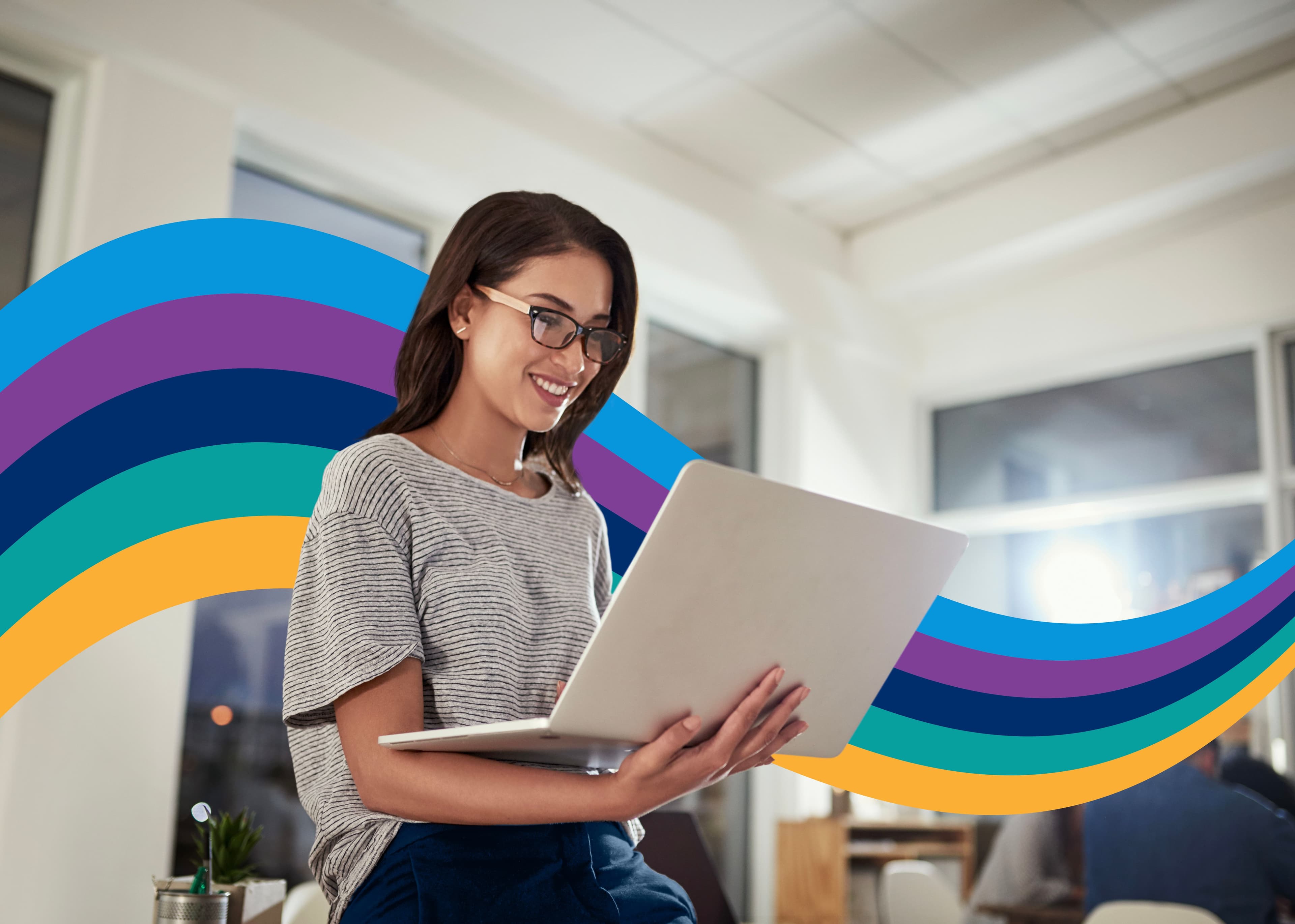 Person utilizing Emburse's spend management software