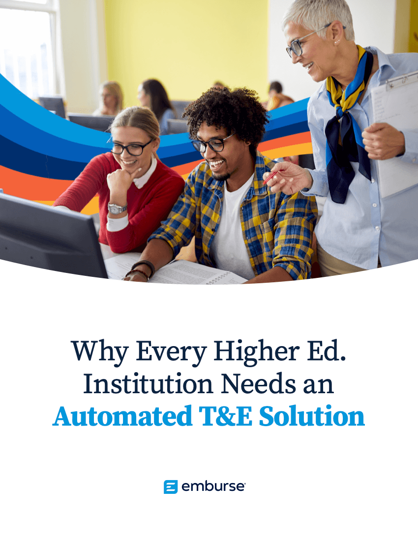 Why Every Higher Ed. Institution Needs an Automated T&E Solution cover