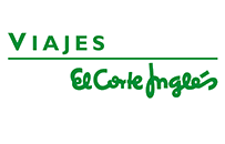 a green and white logo for el corte ingles